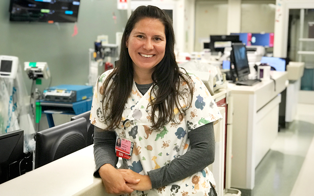 Jennifer Ross, Cedars-Sinai nurse.